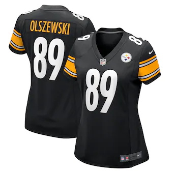 womens nike gunner olszewski black pittsburgh steelers game